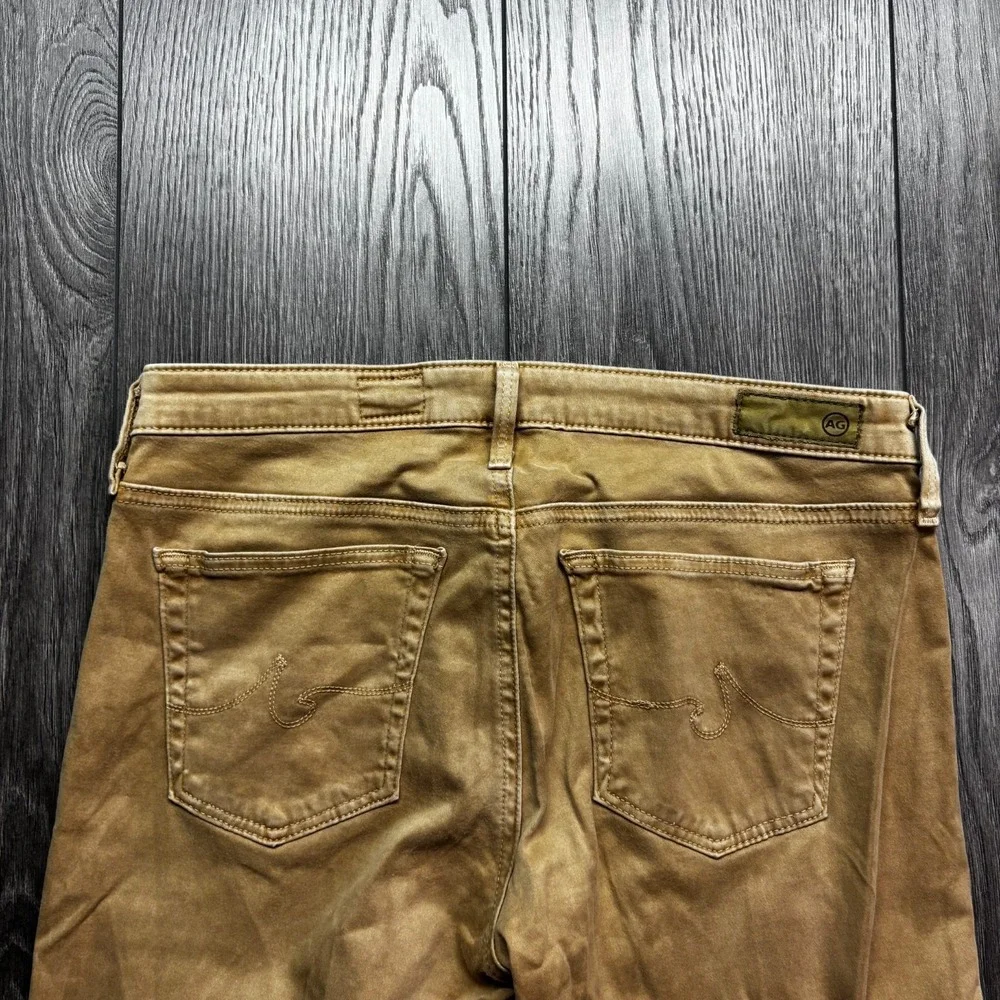 Adriano Goldschmied Jeans Womens 27R Brown The Zip Up Legging Ankle High Rise - Picture 6 of 11